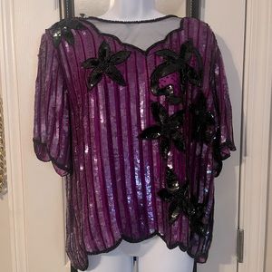 Beautiful beaded vintage blouse